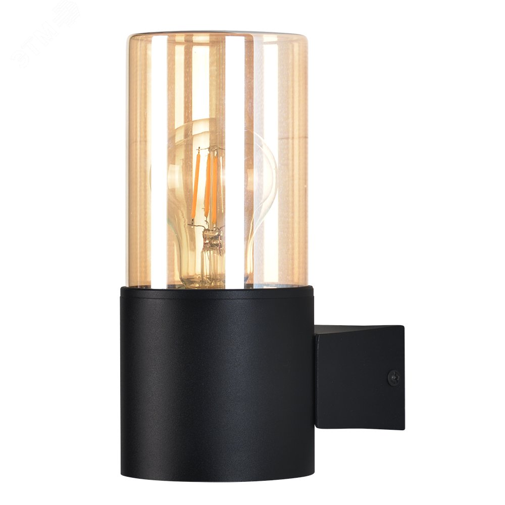 Изображение товара Уличный настенный светильник Arte Lamp SEGINUS A6515AL-1BK черный металл стекло