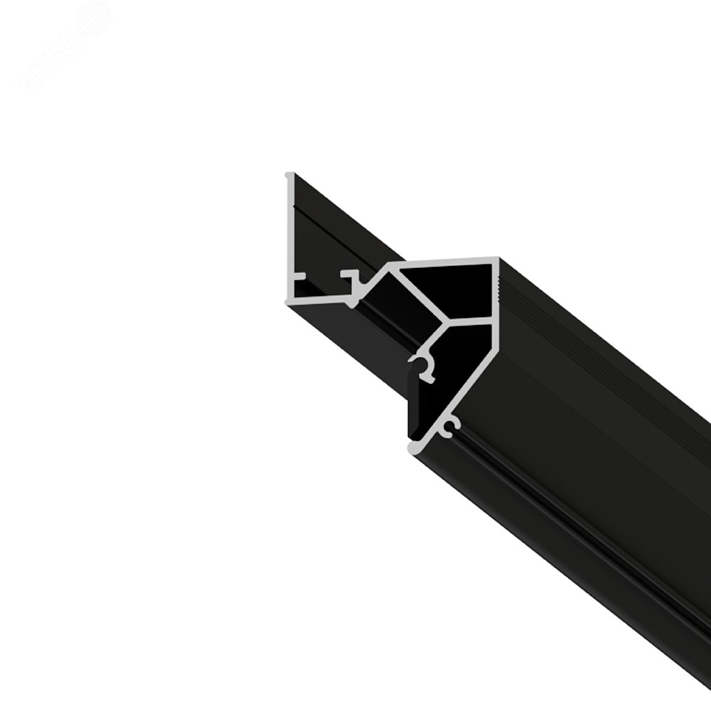 ПрофильтеневойподнатяжнойпотолокGAPАлюминийЧёрный