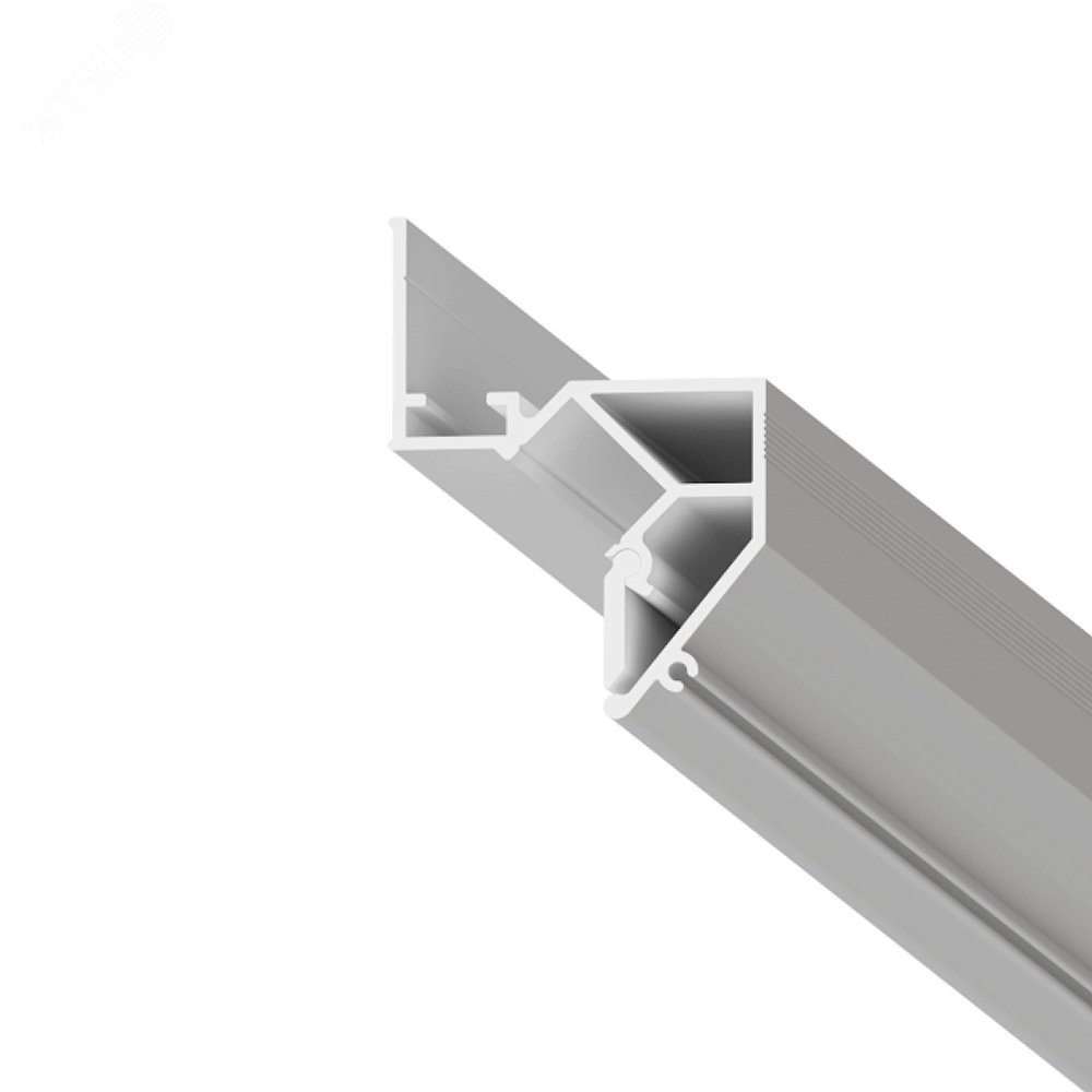 ПрофильтеневойподнатяжнойпотолокGAPАлюминийБелый