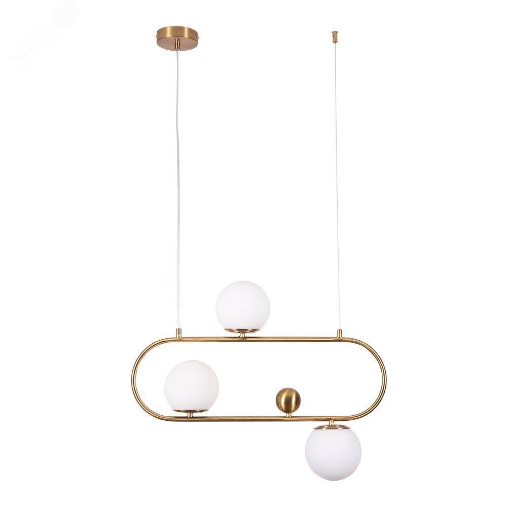 Изображение товара Подвесной светильник Arte Lamp MATISSE 3 лампы бронза стекло для кухни