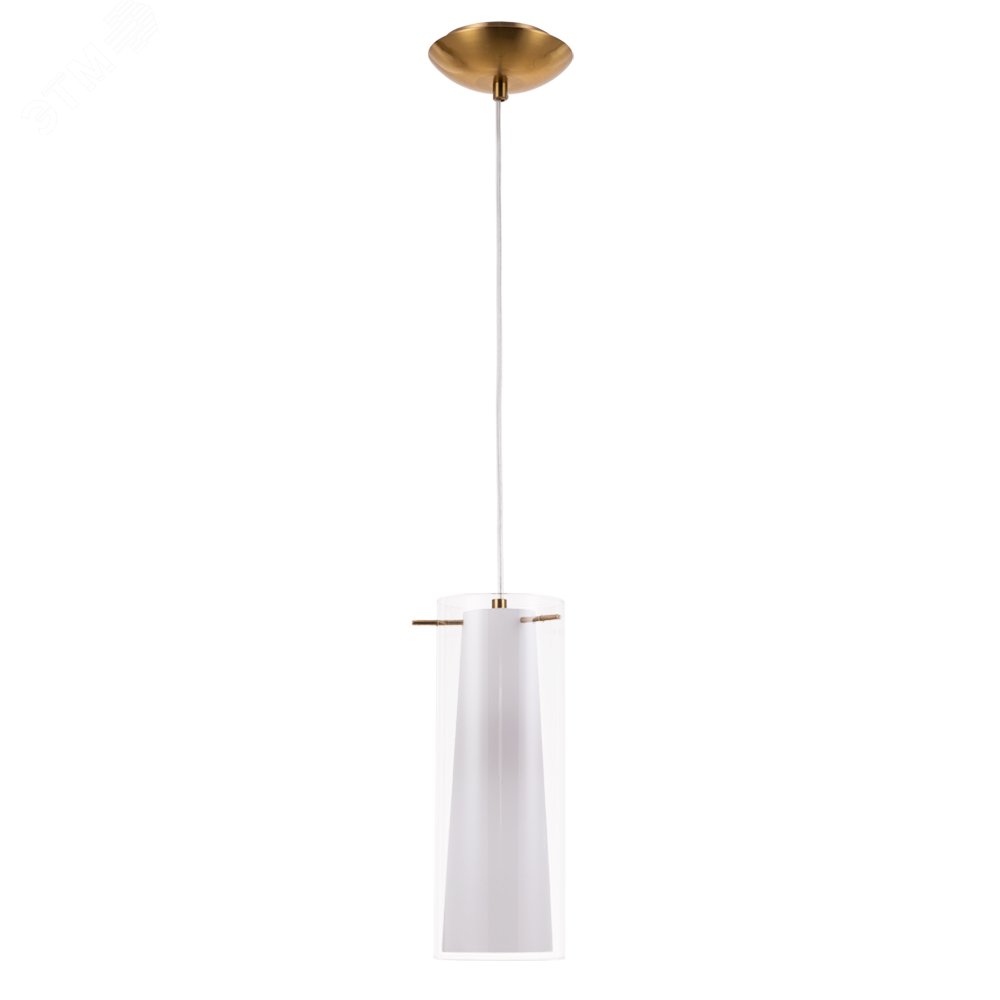 Изображение товара Подвесной светильник ARIES E27 золото металл стекло современный стиль