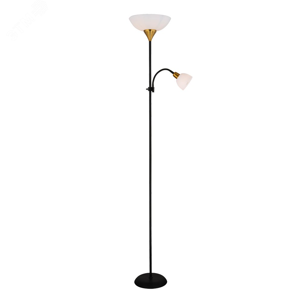 Изображение товара Торшер DUETTO E27 2*60Вт черный металл для гостиной modern от Arte Lamp