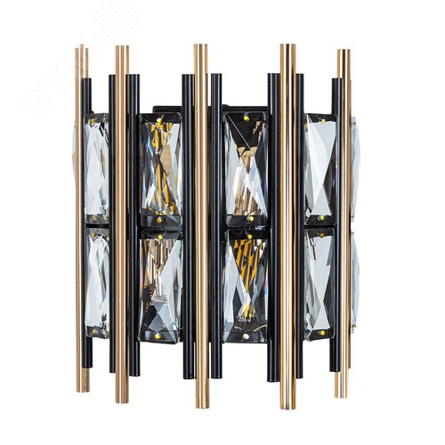 Изображение товара Светильник настенный ALRUBA E14 2х40Вт Металл Чёрный (шт)