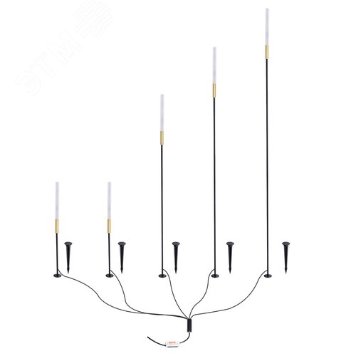 Изображение товара Светильник грунтовый MUSTER LED 0,5Вт Алюминий Черный (шт)