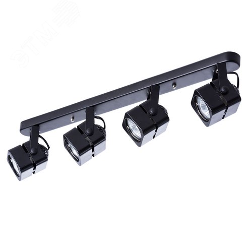 Изображение товара Спот MISAM GU10 4х50Вт Металл Чёрный (шт)