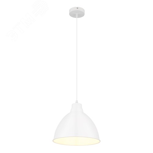 Изображение товара Светильник подвесной BRACCIO E27 1х60Вт Металл Белый (шт)