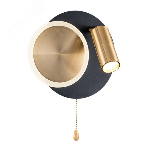 Изображение товара Светильник настенный SYRMA LED 12Вт Металл Чёрный (шт)