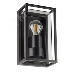 Изображение товара Светильник уличный настенный MARFIK E27 1х15Вт Металл Чёрный (шт)