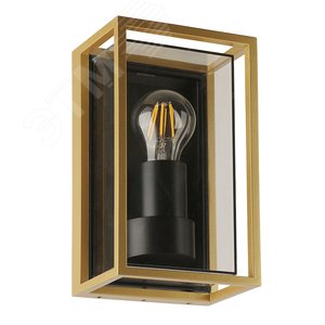 Изображение товара Светильник уличный настенный MARFIK E27 1х15Вт Металл Золото (шт)