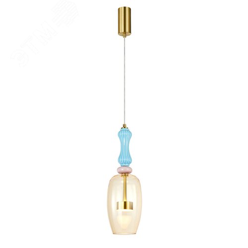 Изображение товара Светильник подвесной CORAL LED 8Вт Металл Латунь (шт)