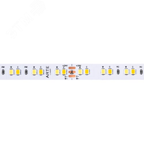 Изображение товара Лента светодиодная 12Вт/м 24В диммируеммая 2700-6000К IP20 140 LED/м (шт)