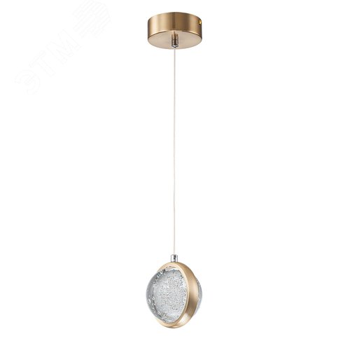 Изображение товара Светильник подвесной FABERGE LED 6Вт Металл Латунь (шт)