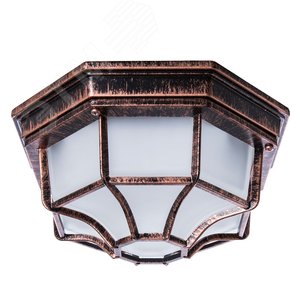 Изображение товара Светильник уличный потолочный PEGASUS E27 1х60Вт Металл Медь (шт)