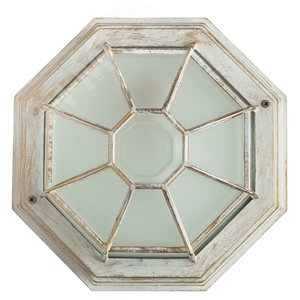 Изображение товара Светильник уличный потолочный PEGASUS E27 1х60Вт Металл Белый (шт)