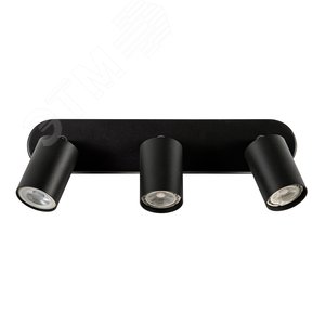 Изображение товара Спот AQUARIUS GU10 3х35Вт Алюминий Чёрный (шт)