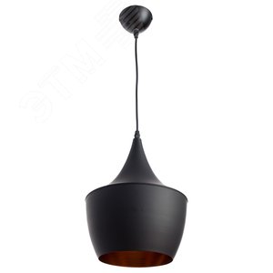 Изображение товара Светильник подвесной CAPPELLO E27 1х40Вт Металл Чёрный (шт)