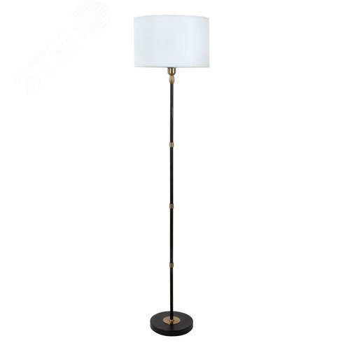 Изображение товара Торшер Arte Lamp JAMIE A4090PN-1BK E27 1*40Вт Металл Чёрный (шт)