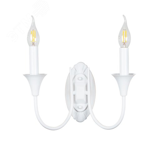 Изображение товара Бра COLLINETTA E14 2х40Вт Металл Белый (шт)