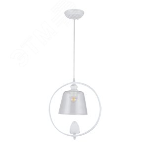 Изображение товара Светильник подвесной PASSERO E27 1х40Вт Металл Белый (шт)