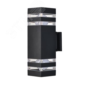 Изображение товара Светильник уличный настенный HEATHER E27 2х20Вт Металл Чёрный (шт)