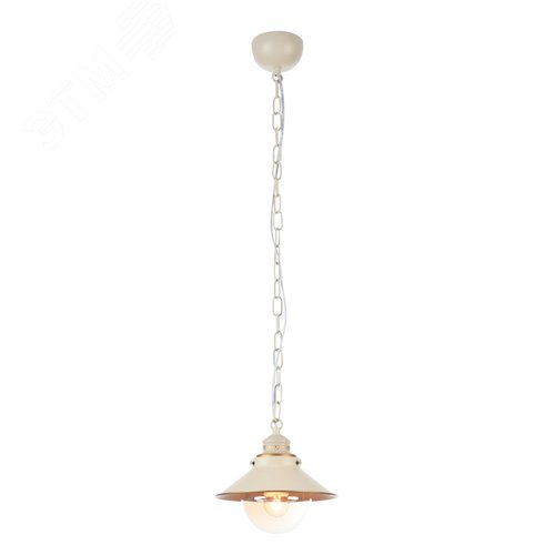 Изображение товара Светильник подвесной GRAZIOSO E27 1х60Вт Металл Бежевый (шт)