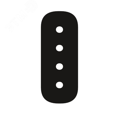 Изображение товара Коннектор прямой для магнитного шинопровода OPTIMA металл Чёрный (шт)