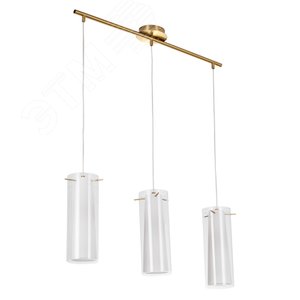 Изображение товара Светильник подвесной ARIES E27 3х60Вт Металл Золото (шт)