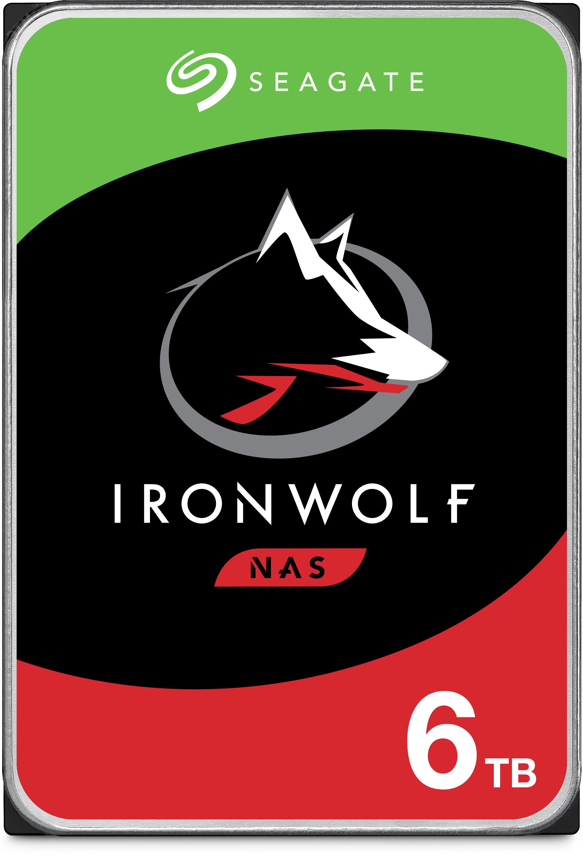 Жесткий диск 6TB IronWolf Pro NAS 3.5'', SATAIII, 5400 об/мин, 256 МБ ST6000VN001 Seagate - превью