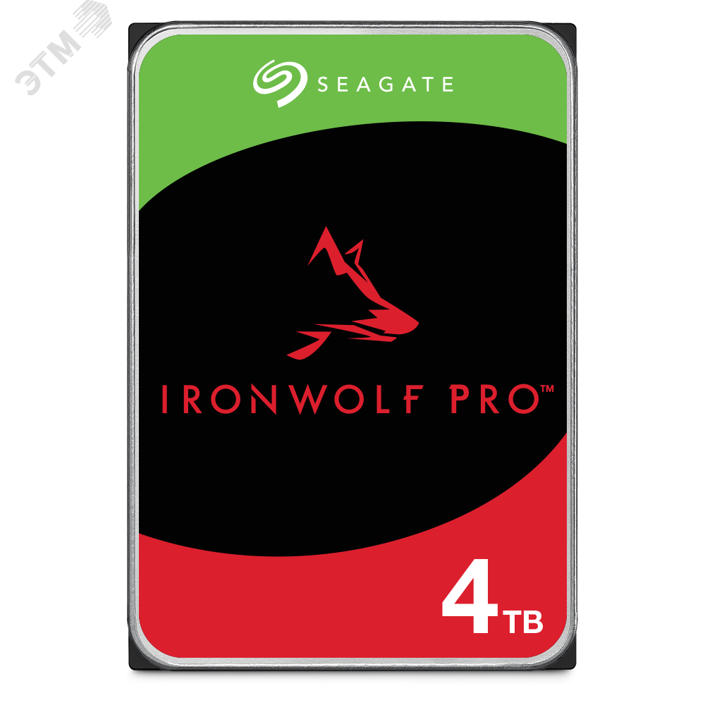 Изображение товара Жесткий диск 4TB IronWolf Pro 3.5" SATA III 7200об/мин 256МБ