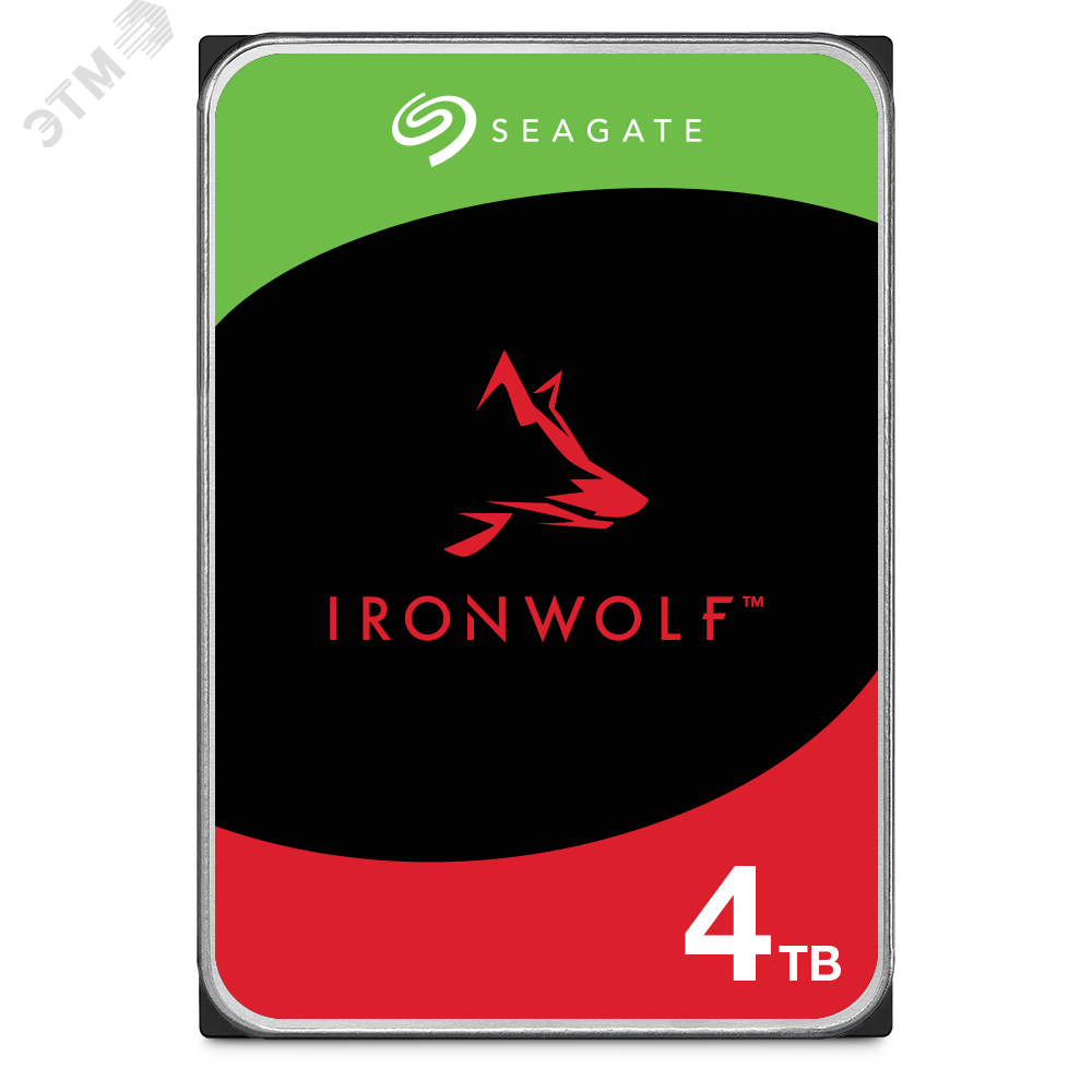 Изображение товара Жесткий диск 4TB IronWolf 3.5'', SATAIII, 5400 об/мин, 256 МБ (шт)