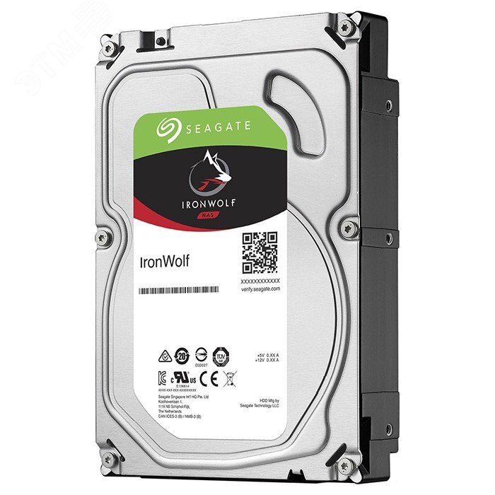 Жесткий диск 12Tb IronWolf Pro 3.5'', SATAIII, 7200 об/мин, 256 МБ ST12000NE0008 Seagate - превью