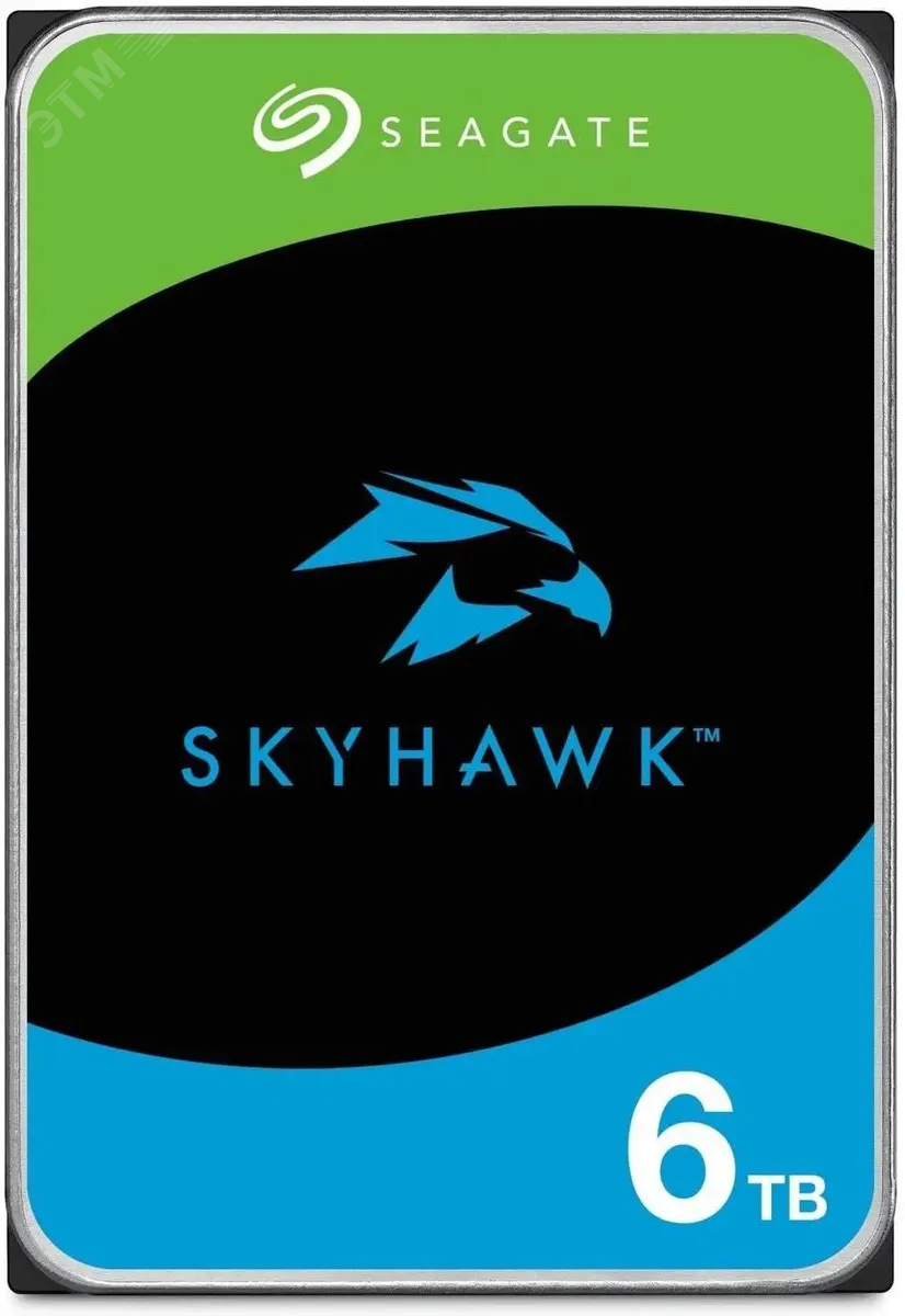 Жесткий диск 6Tb SkyHawk 3.5'', SATAIII, 5400 об/мин, 256 МБ ST6000VX009 Seagate