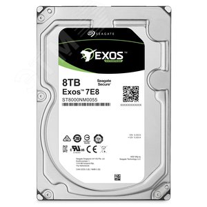 Жесткий диск 8Tb Exos 7E8 3.5'', SATAIII, 7200 об/мин, 256 МБ ST8000NM0055 Seagate - 4