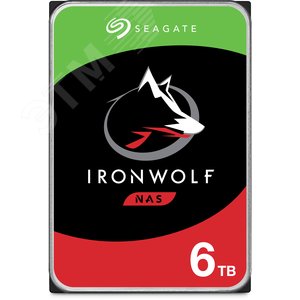Жесткий диск 6TB IronWolf Pro NAS 3.5'', SATAIII, 5400 об/мин, 256 МБ ST6000VN001 Seagate