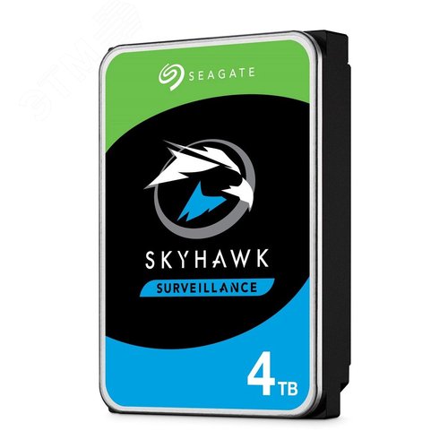 Изображение товара Жесткий диск 4TB SkyHawk 3.5'', SATAIII, 5400 об/мин, 256 МБ (шт)