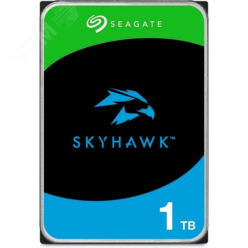 Изображение товара Жесткий диск 1TB SkyHawk 3.5'', SATAIII, 5400 об/мин, 256 МБ (шт)