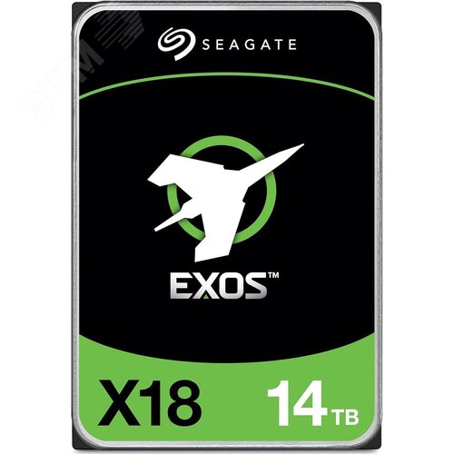Изображение товара Жесткий диск 3.5'' 14 TБ Exos X18, SATAIII, 7200 об/мин, 256 МБ (шт)