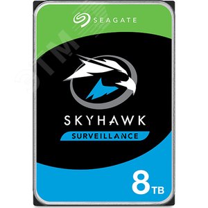 Жесткий диск 8Tb SkyHawk 3.5'', SATAIII, 7200 об/мин, 256 МБ