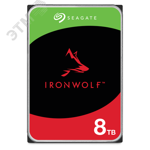 Изображение товара Жесткий диск 3.5'' 8 TБ IronWolf, SATAIII, 7200 об/мин, 256 МБ (шт)
