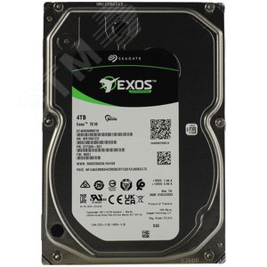 Жесткий диск 4TB Exos 7E10 3.5'', SAS, 7200 об/мин, 256 МБ ST4000NM001B Seagate