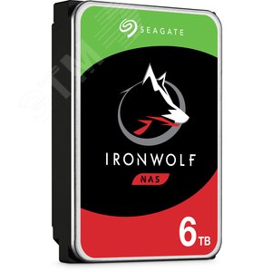 Жесткий диск 6TB IronWolf Pro NAS 3.5'', SATAIII, 5400 об/мин, 256 МБ ST6000VN001 Seagate - 3