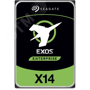 Жесткий диск Seagate Exos X14 12 ТБ, 3.5'', SATAIII, 7200 об/мин, 256 МБ