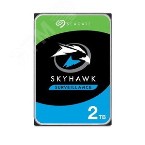 Жесткий диск 2Tb SkyHawk 3.5'', SATAIII, 5400 об/мин, 256 МБ