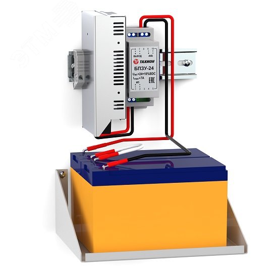 Изображение товара Комплект бесперебойного питания 24V 1А для термошкафов Тахион КБП-24/1