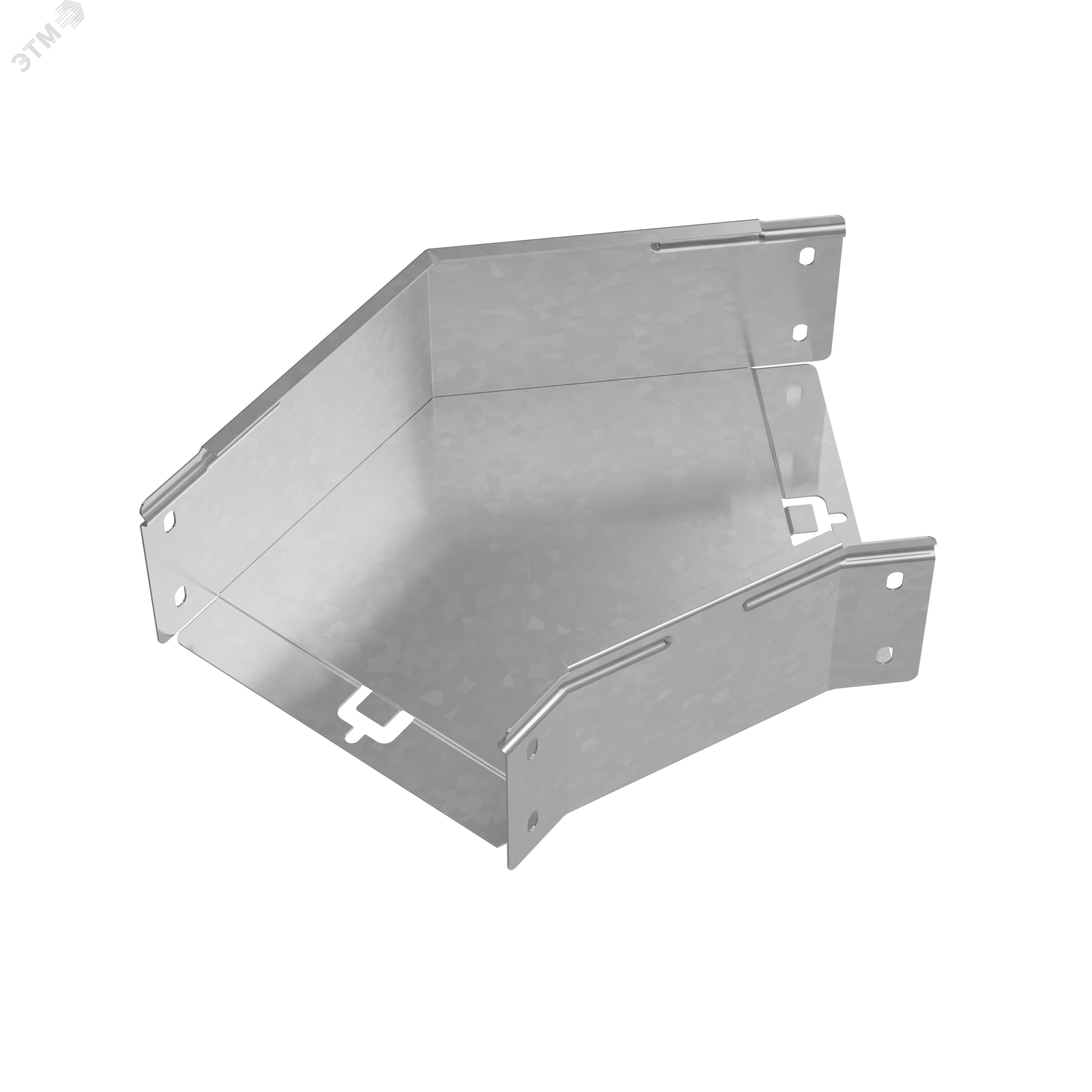 Изображение товара Угол горизонтальный 45 градусов серия PLUS 100х200 мм из оцинкованной стали