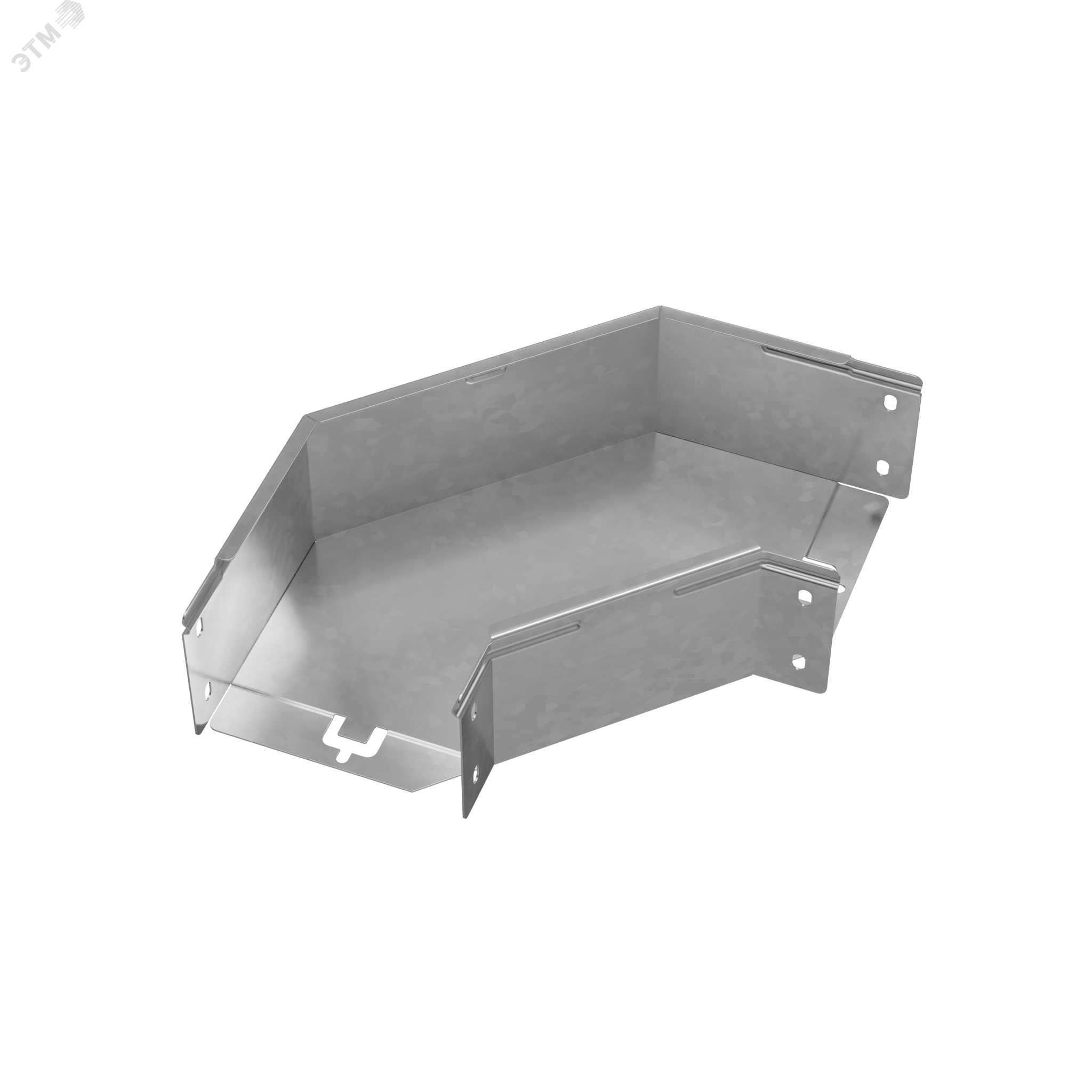 Изображение товара Горизонтальный угол 90 градусов серия PLUS из оцинкованной стали 100x150 мм