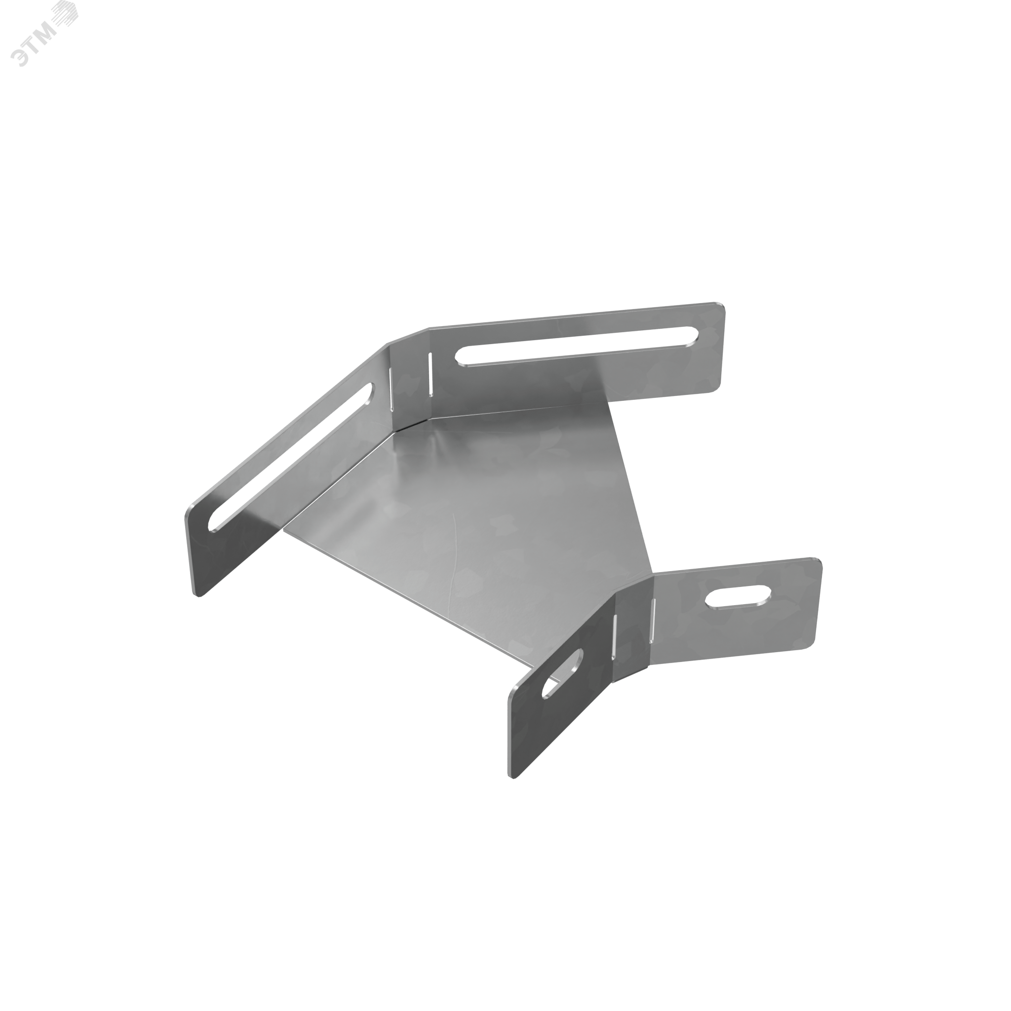 Изображение товара Угол горизонтальный изменяемый 0-45 градусов PLUS 50х100 мм сталь оцинкованный