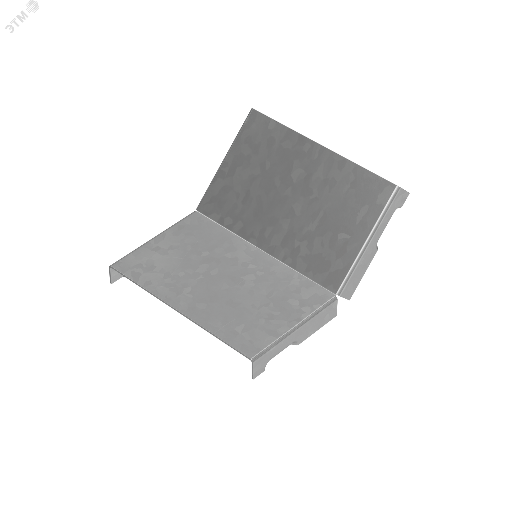 Изображение товара Крышка внутреннего вертикального угла 45 градусов серия PLUS 100 мм из стали оцинкованная