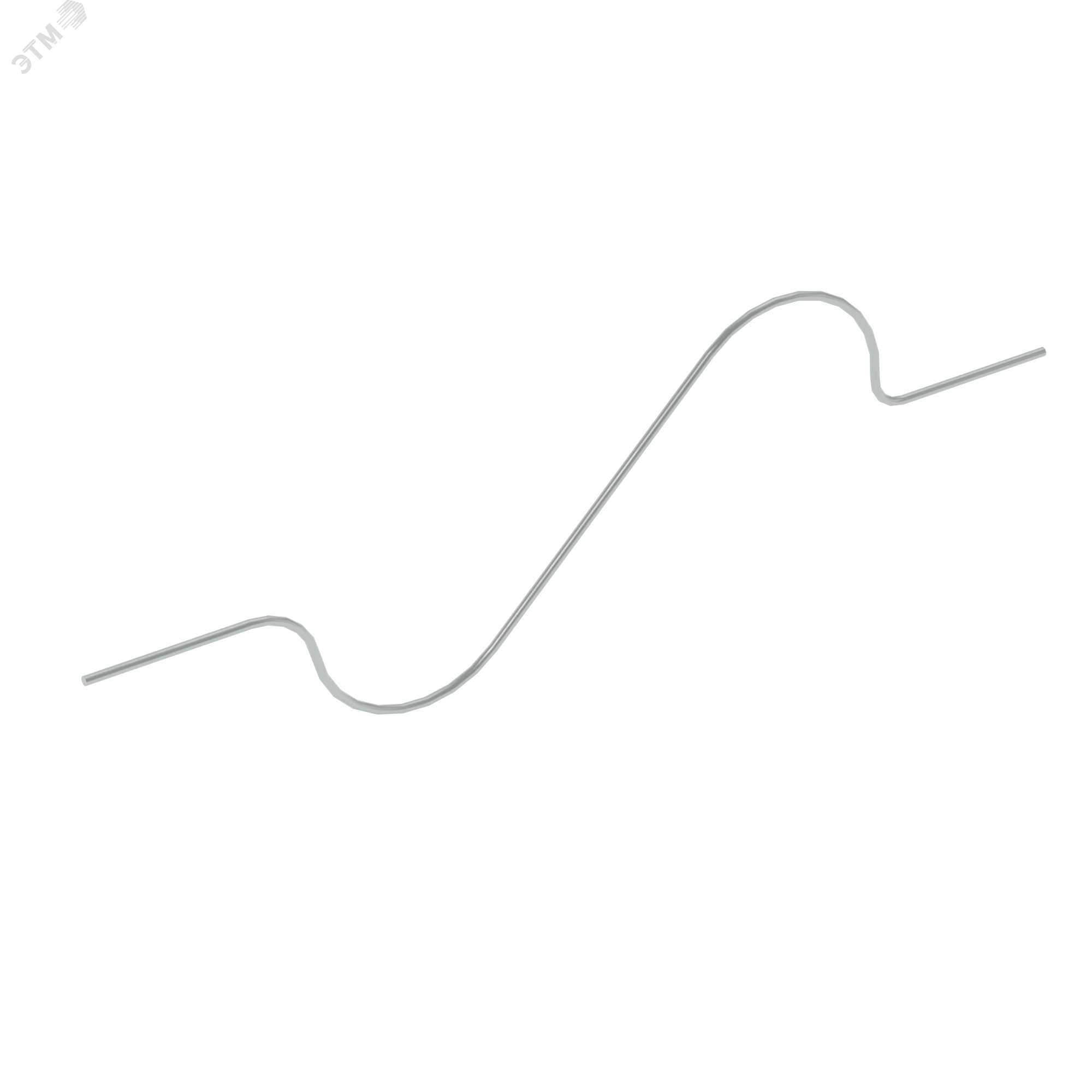 Изображение товара Компенсатор L800 мм D 8 мм AL для кровли монтажный монтажный компенсация деформаций