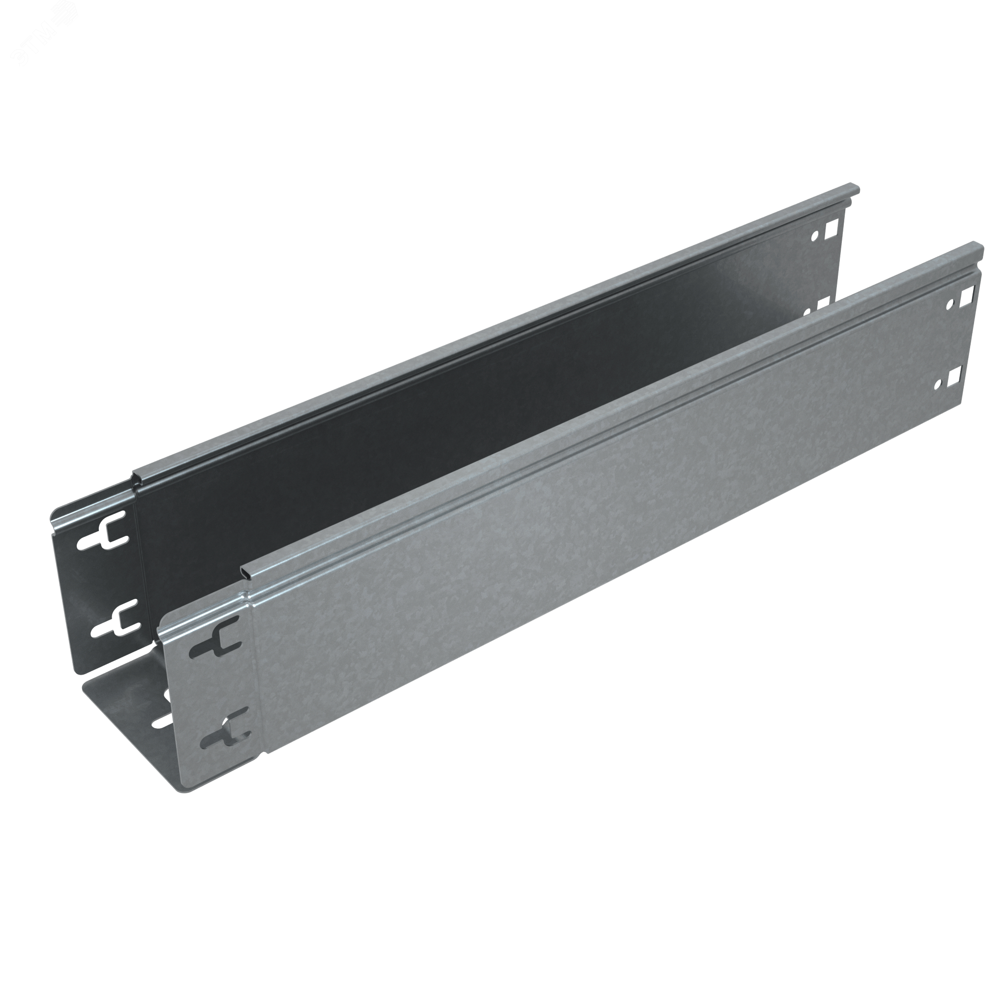 Изображение товара Лоток неперфорированный 100х100х3000 мм серия PLUS Быстрый монтаж Сталь оцинкованная